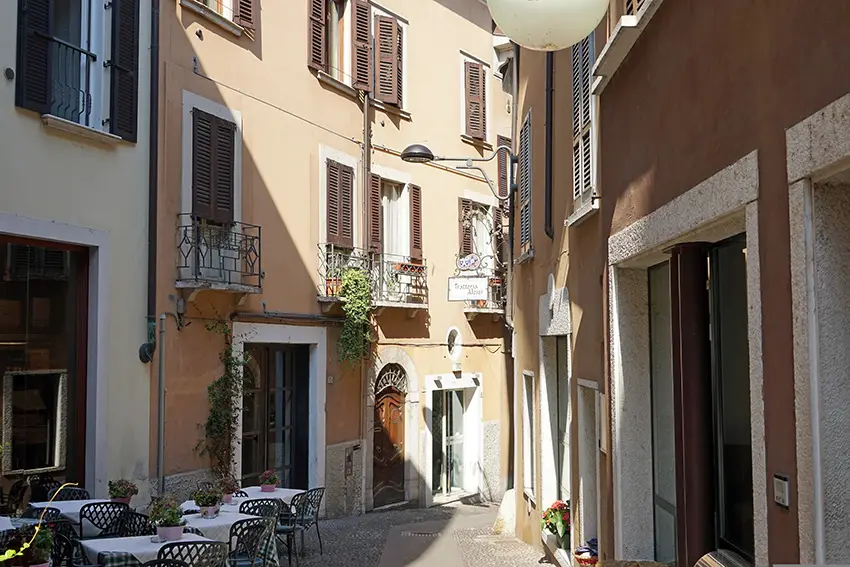 Old town and harbor of Desenzano del Garda