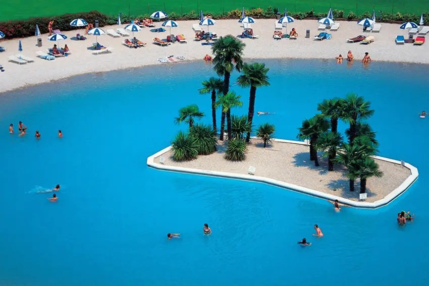 Ruhebereiche Wasserpark